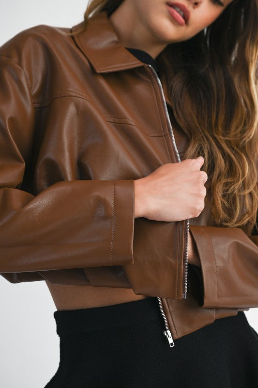 Stealth Crop Jacket- Pre Order