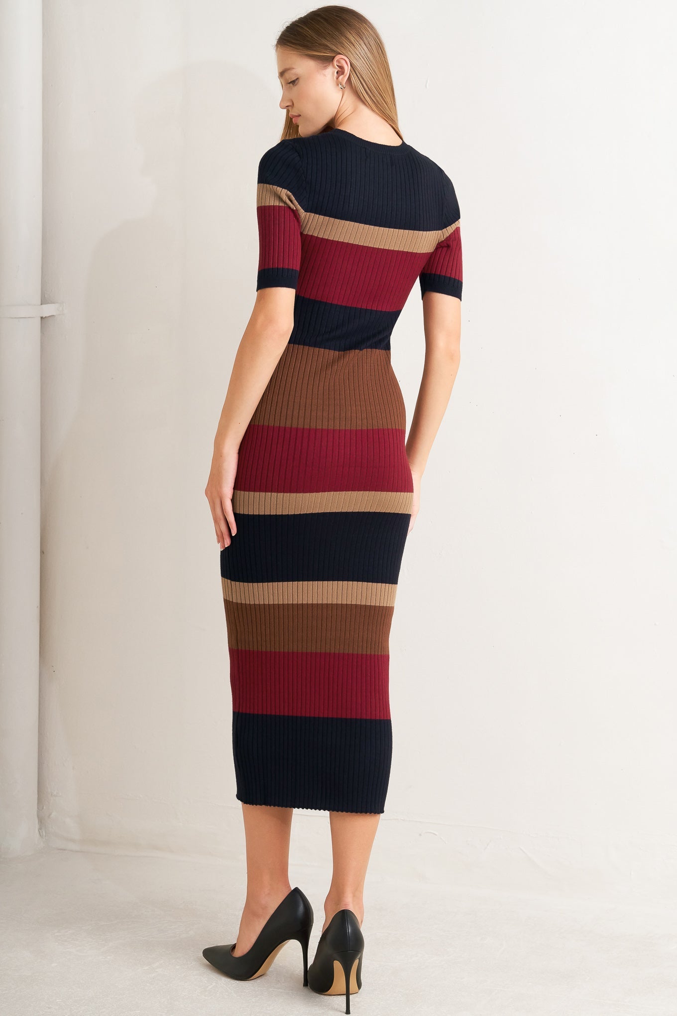 Fall Rhythm Sweater Dress