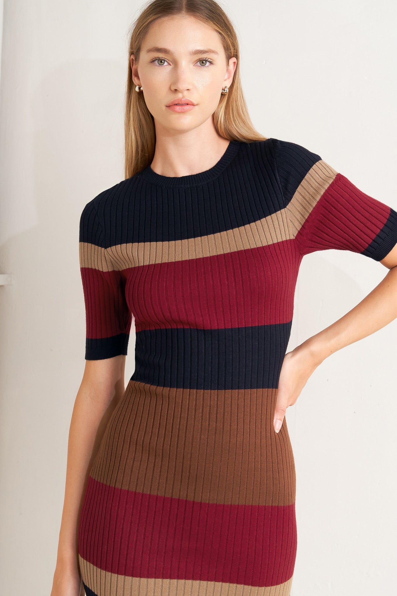 Fall Rhythm Sweater Dress