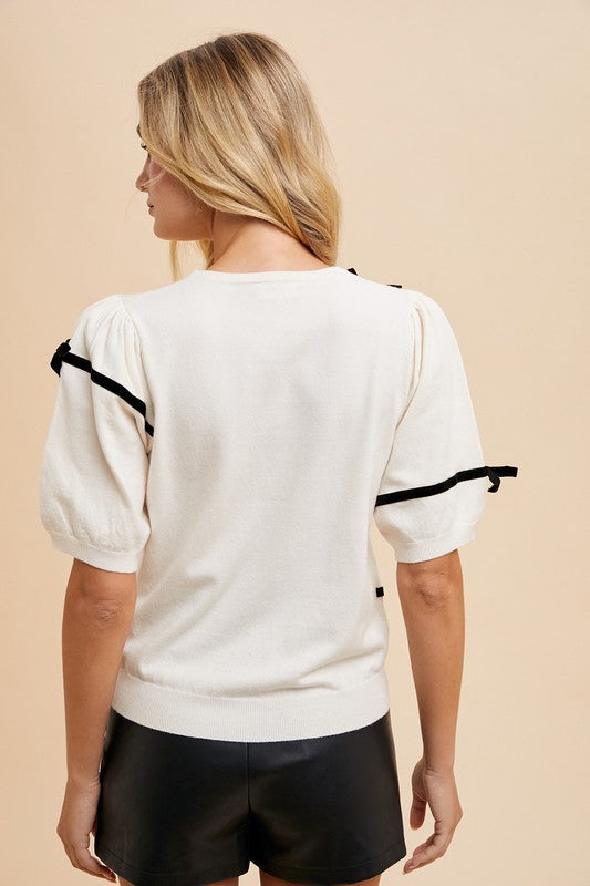Bow Knit Top