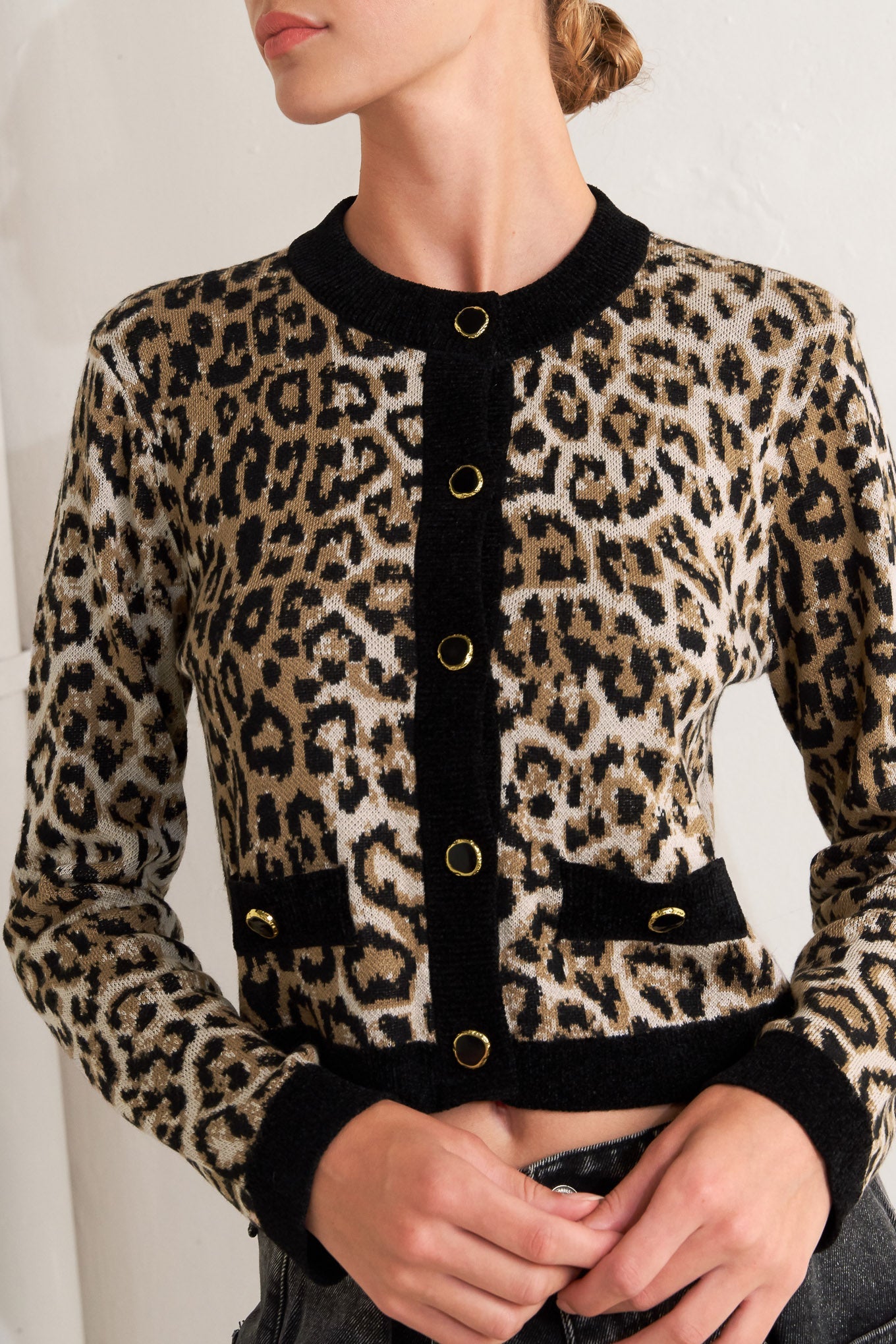 Urban Goddess Leopard Cardigan