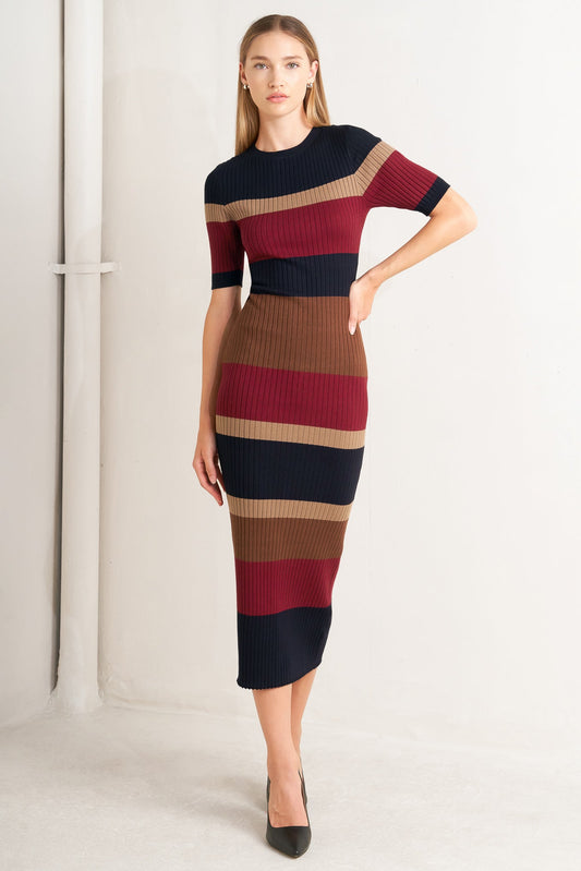 Fall Rhythm Sweater Dress