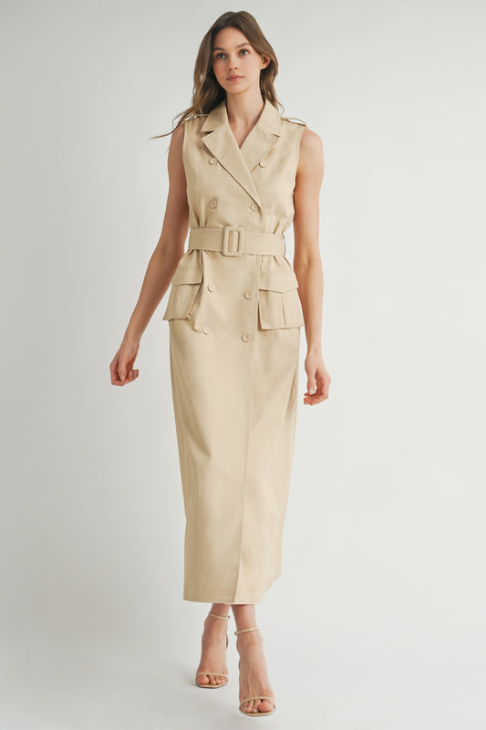 Trench Coat Dress -Pre Order